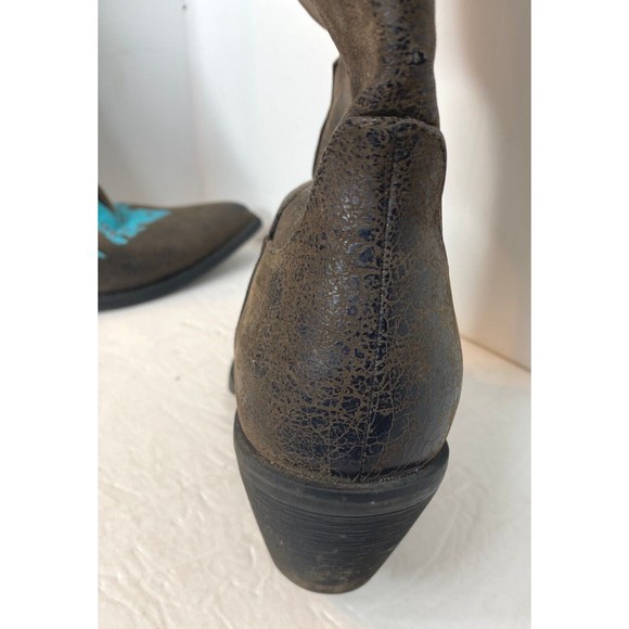 Passions Woman Turquoise Colt Boots Size 10 - Picture 12 of 16
